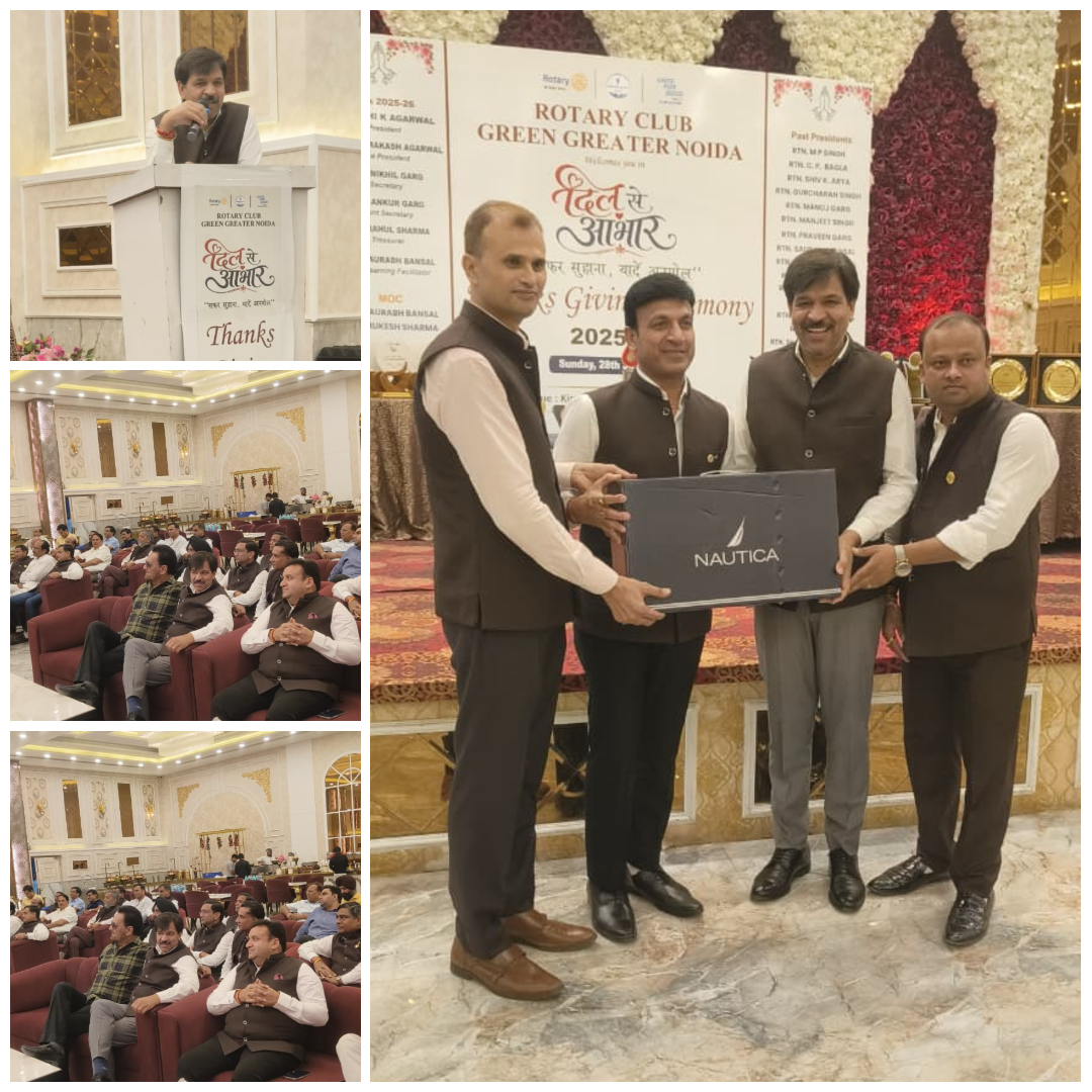 Celebrating Service, Leadership, And Humanity: A Memorable Rotary Club Green Greater Noida Installation Ceremony